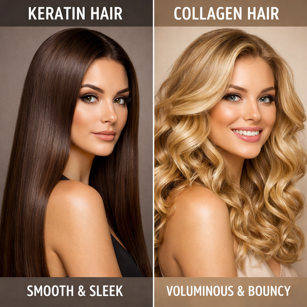 Keratin vs Collagen: Which Protein Matters More for Your Beauty and Wellness Goals?