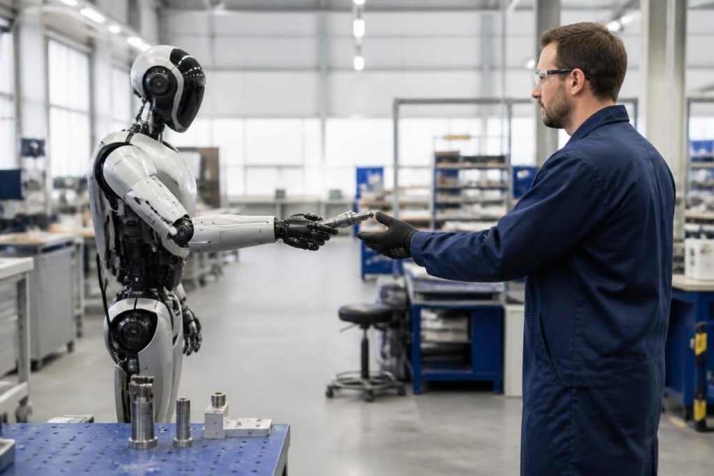 Humanoid robot safety starts with the handoff