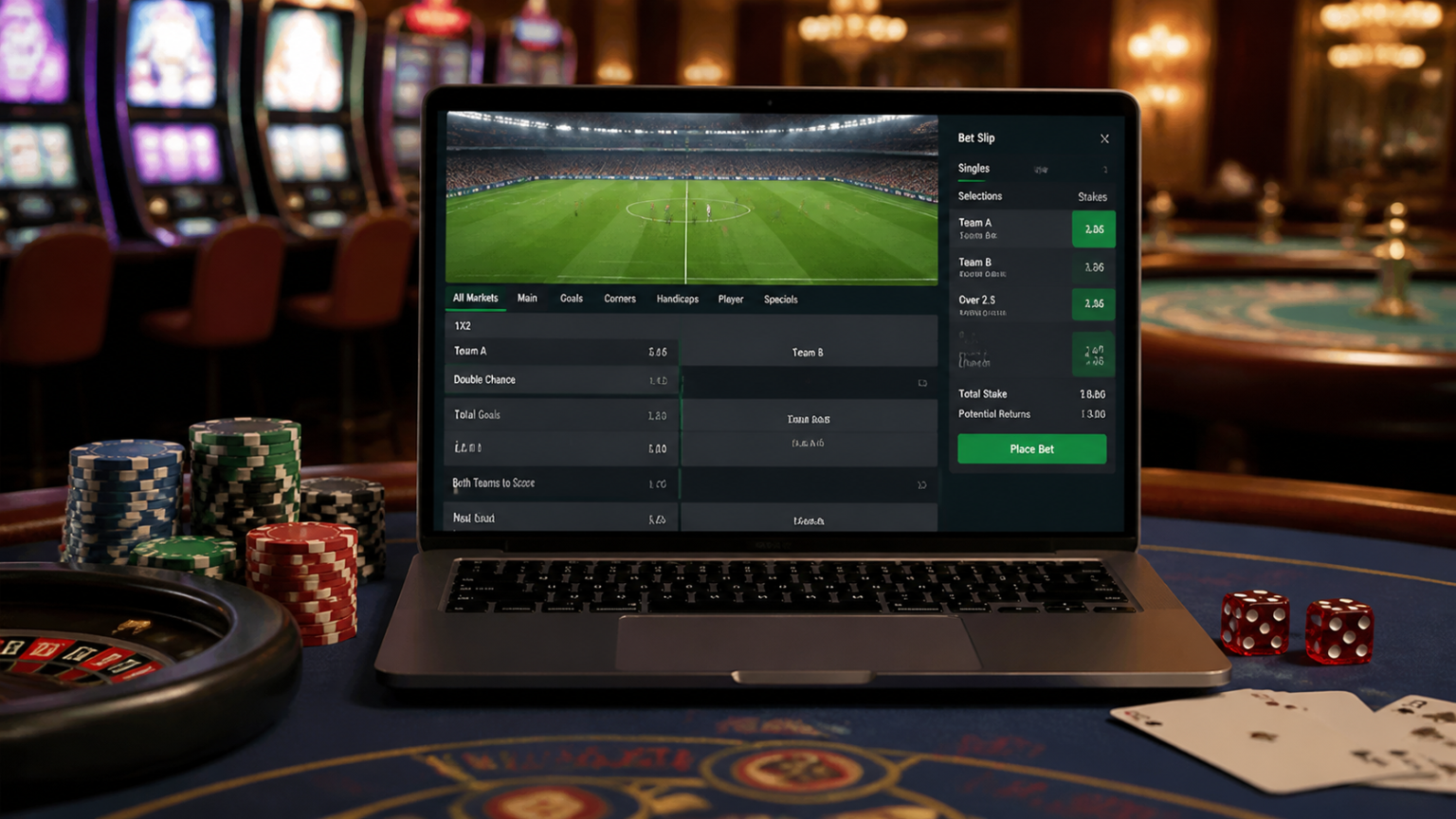 Siti scommesse non aams italiani: guida pratica e criteri Schermata di scommesse sportive su piattaforma online